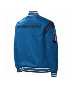 Alternative view of Minnesota Timberwolves Force Play Varsity Jacket