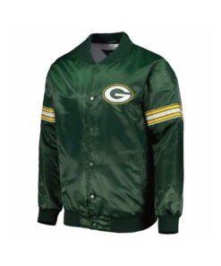 Green Satin Varsity Jacket Wholesale 6
