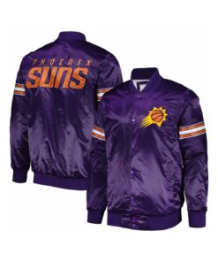 Custom Wholesale Lightweight Purple Satin Varsity Jacket