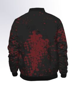 Alternative view of Red And Black Bomber Jacket