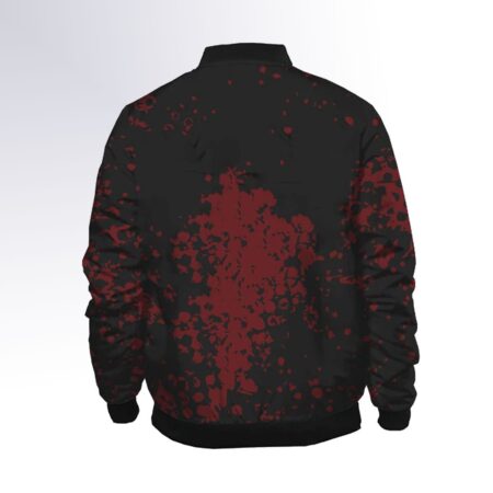 Alternative view of Red And Black Bomber Jacket