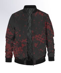 Red And Black Bomber Jacket