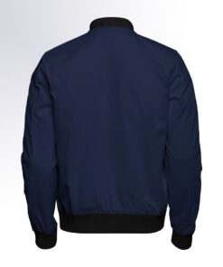 Alternative view of Navy Blue Bomber Jacket
