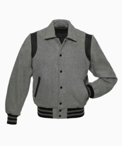 Byron Collar Letterman Varsity Baseball Jacket