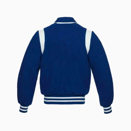 Alternative view of Byron Collar Letterman Varsity Baseball Jacket
