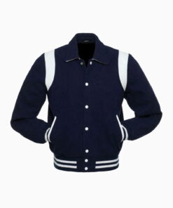 Byron Collar Letterman Varsity Baseball Jacket