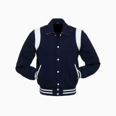 Byron Collar Letterman Varsity Baseball Jacket