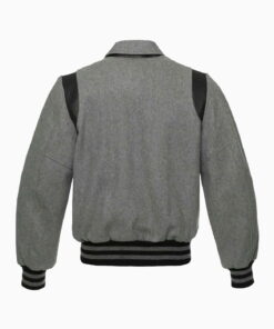 Alternative view of Byron Collar Letterman Varsity Baseball Jacket