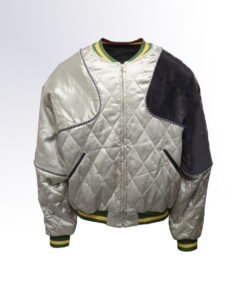 GREY BOMBER JACKET