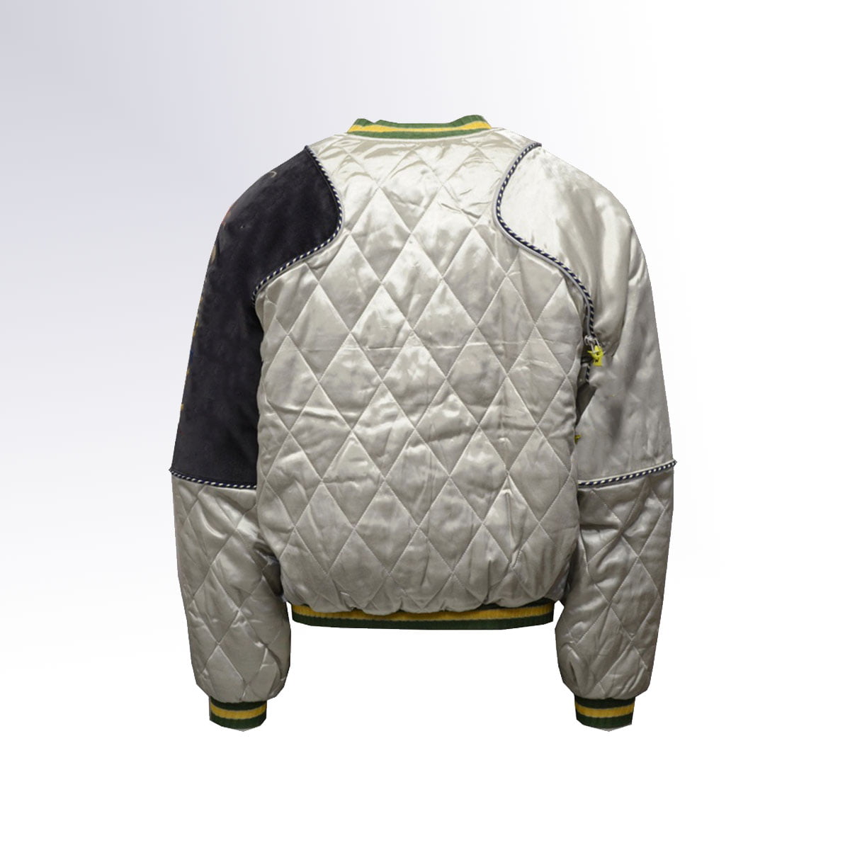 GREY BOMBER JACKET 2 GREY BOMBER JACKET - Image 2