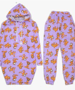 Garfield Printed Lilac sweat Suit 927