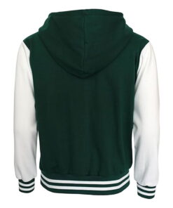 Alternative view of Hoodie Baseball Jacket Varsity Baseball Jacket Cotton Letterman Jacket