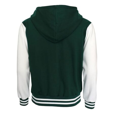 Alternative view of Hoodie Baseball Jacket Varsity Baseball Jacket Cotton Letterman Jacket