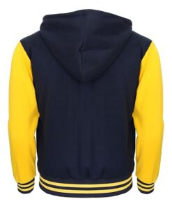 Alternative view of Hoodie Baseball Jacket Varsity Baseball Jacket Cotton Letterman Jacket