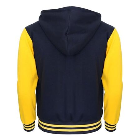 Alternative view of Hoodie Baseball Jacket Varsity Baseball Jacket Cotton Letterman Jacket