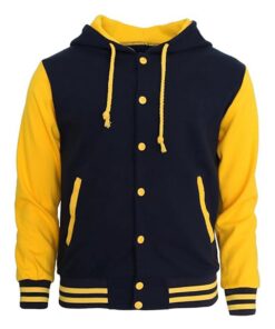 Hoodie Baseball Jacket Varsity Baseball Jacket Cotton Letterman Jacket