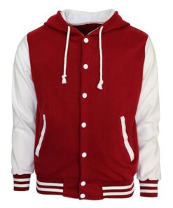 Hoodie Baseball Jacket Varsity Baseball Jacket Cotton Letterman Jacket