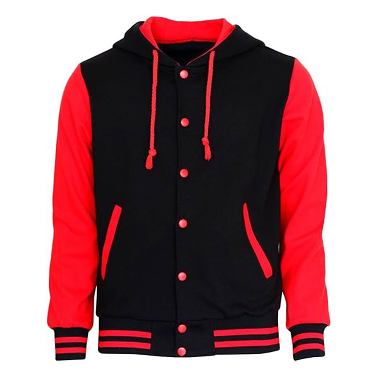 Custom Hoodie Baseball Jacket Varsity Baseball Jacket Cotton Letterman