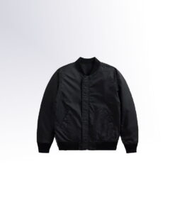 Alternative view of L-2B DRAGONFLY BLOOD CHIT GEN II BOMBER JACKET Black