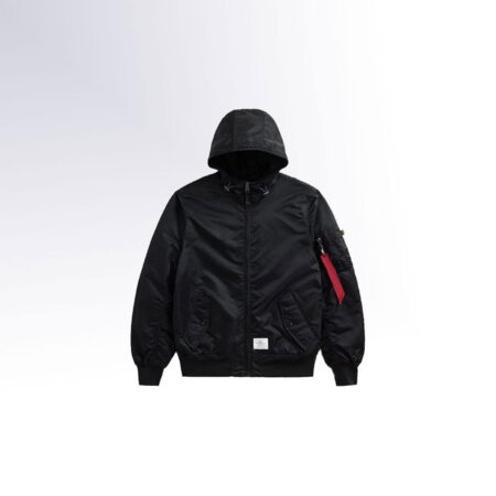 L-2B HOODED GEN II BOMBER JACKET Black