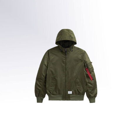 L-2B HOODED GEN II BOMBER JACKET OG-107 GREEN