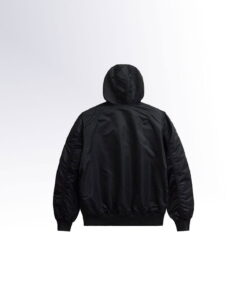 Alternative view of L-2B HOODED GEN II BOMBER JACKET Black