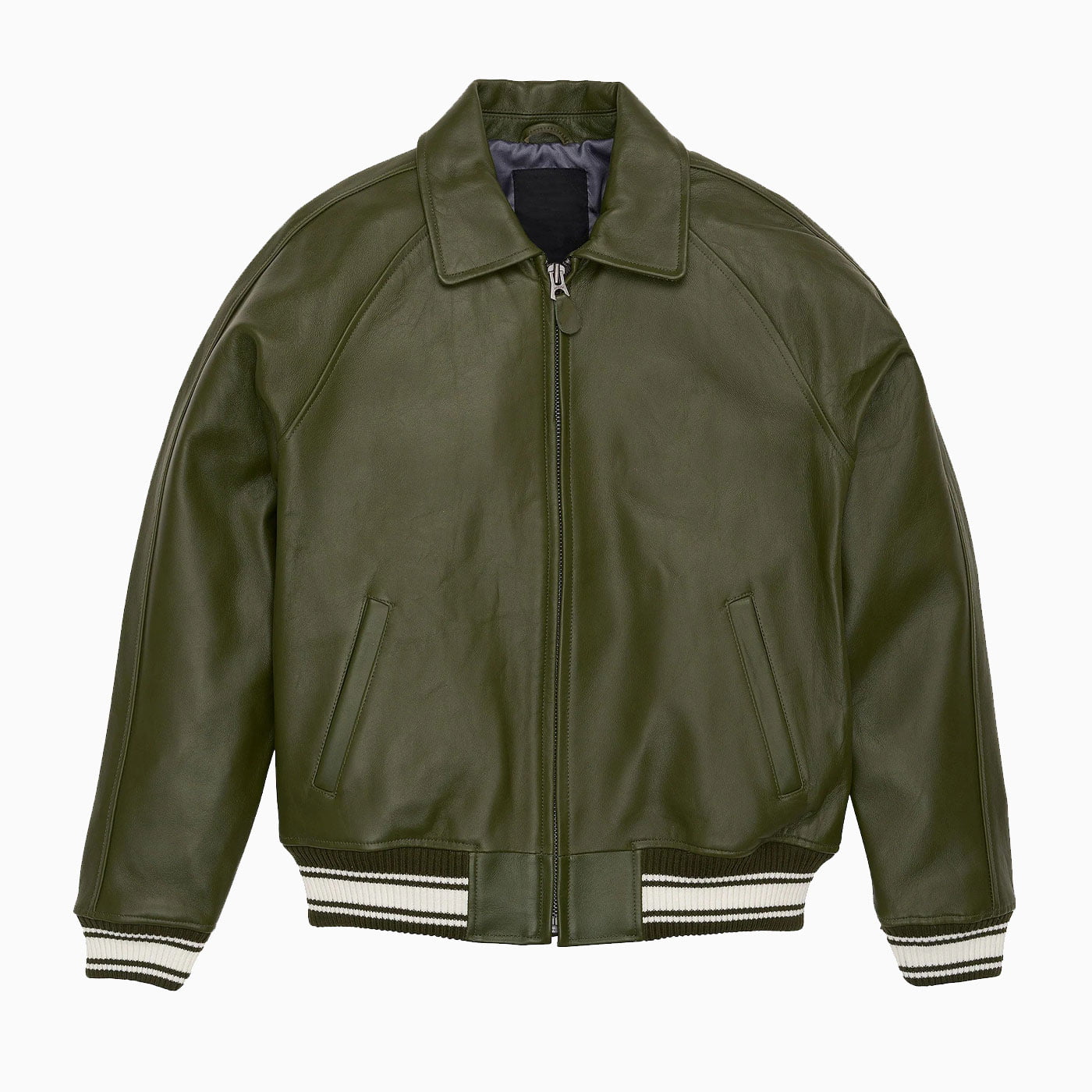 Custom Leather bomber jacket Wholesale