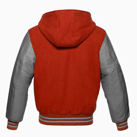 Men's Wool + Leather Varsity Jacket With Hood – Deckra Vintage Baseball Hoodie