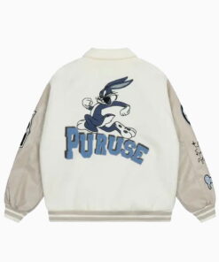 Alternative view of Manufacture Vintage Heavyweight Thick Cotton Filled Lined College Jacket Embroidered Men's Varsity Letterman Jacket Custom