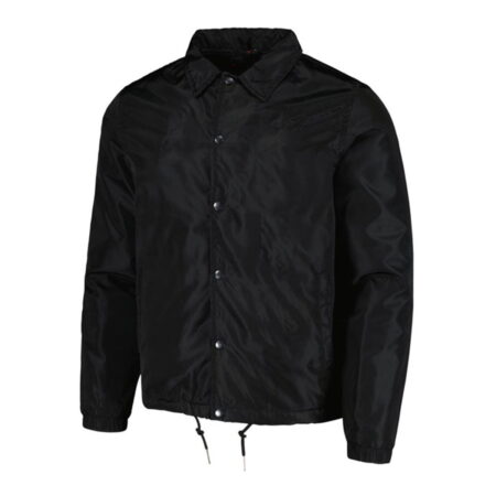 Alternative view of Men's Black Coaches Full-Snap Jacket