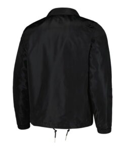 Men's Black Coaches Full-Snap Jacket 7 Men's Black Coaches Full-Snap Jacket 6