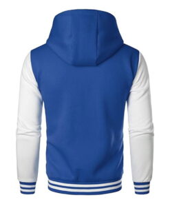 Mens Casual Sports Varsity Jacket Fashion Hooded Letterman Jackets 4 Mens Casual Sports Varsity Jacket Fashion Hooded Letterman Jackets 3