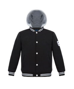 Men’s Padded FLEECE VARSITY Jacket Letterman Baseball Jacket