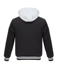 Alternative view of Men’s Padded FLEECE VARSITY Jacket Letterman Baseball Jacket