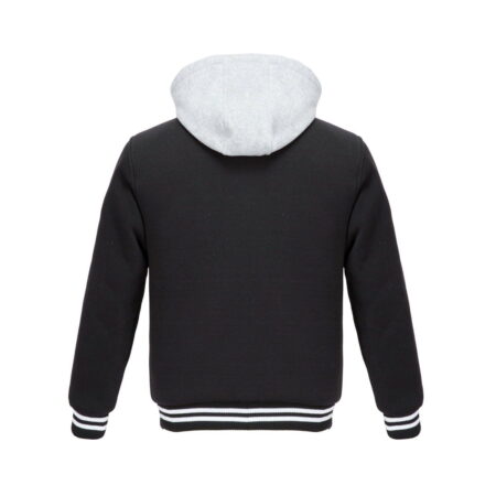 Alternative view of Men’s Padded FLEECE VARSITY Jacket Letterman Baseball Jacket