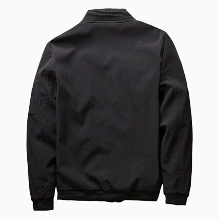 Alternative view of Men's Slim Fit Lightweight Softshell Flight Bomber Jacket Coat