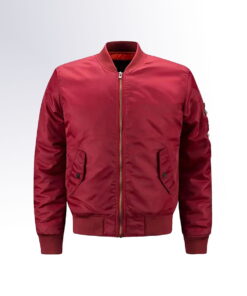 New Fashion Design Men Bomber Jacket Color Red