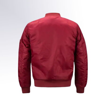 Alternative view of New Fashion Design Men Bomber Jacket Color Red