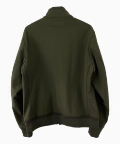 Alternative view of Olive Green Soft Shell Lens Bomber Jacket