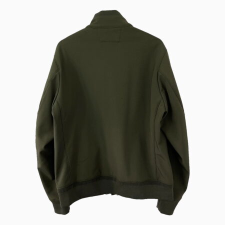 Alternative view of Olive Green Soft Shell Lens Bomber Jacket