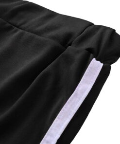 Black Oversized Women SweatSuits  Fleece Pullover hoodie with Jogger - Image 4