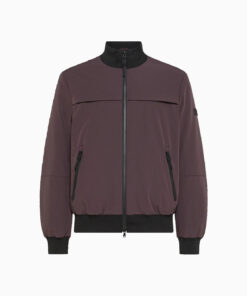 SMOOTH, SOFT-SHELL BOMBER JACKET