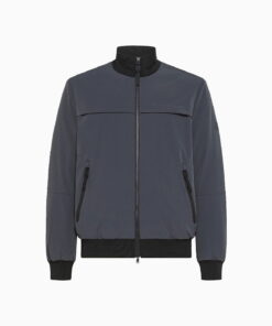 SMOOTH, SOFT-SHELL BOMBER JACKET