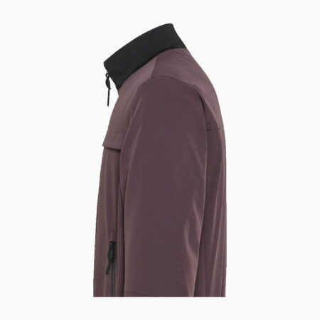 Alternative view of SMOOTH, SOFT-SHELL BOMBER JACKET