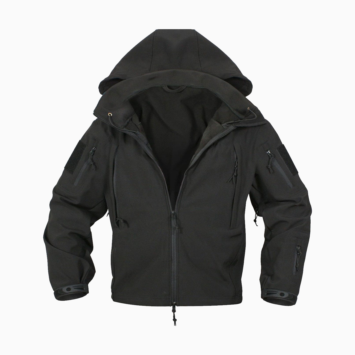 Custom Spec Ops Soft Shell Security Jacket BLACK Wholesale