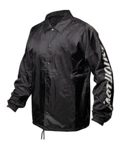 Team Collared Coach Jacket - Black