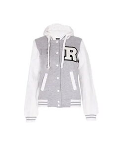 Varsity Letterman Hooded Jacket