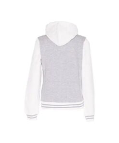 Alternative view of Varsity Letterman Hooded Jacket