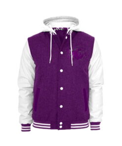 Varsity Letterman Jacket Hooded