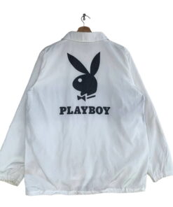Alternative view of Vintage Playboy Bunny Coach Jacket Vintage Clothing Sportswear 90s Printed Graphic Retro Style Aesthetic Trendy Jacket Streetwear Outfit